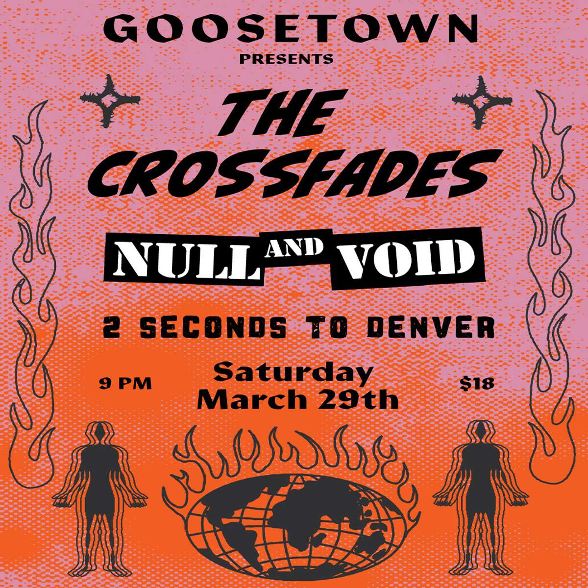 The Crossfades w/ Null & Void + 2 Seconds To Denver