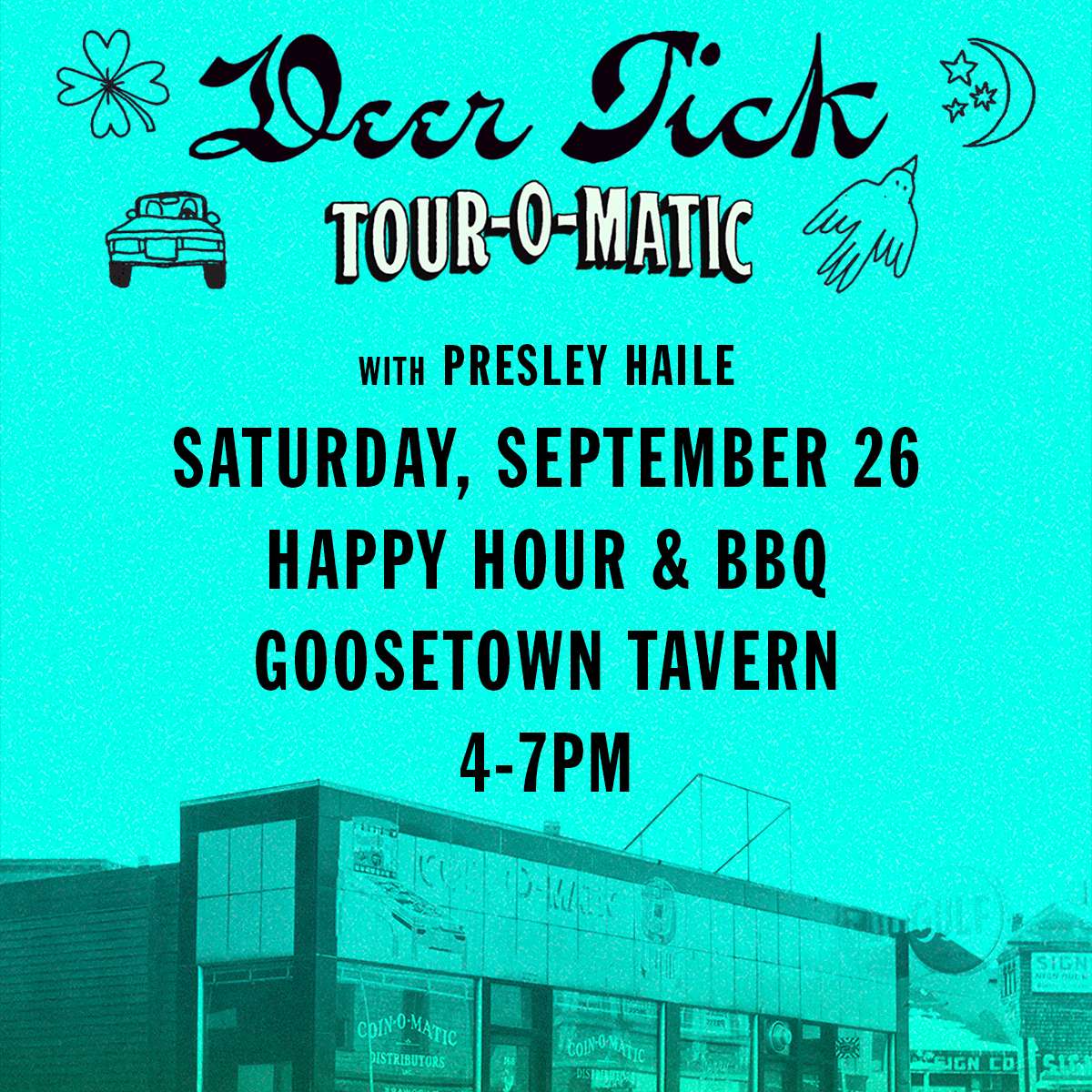Deer Tick Happy Hour & BBQ (4-7PM)