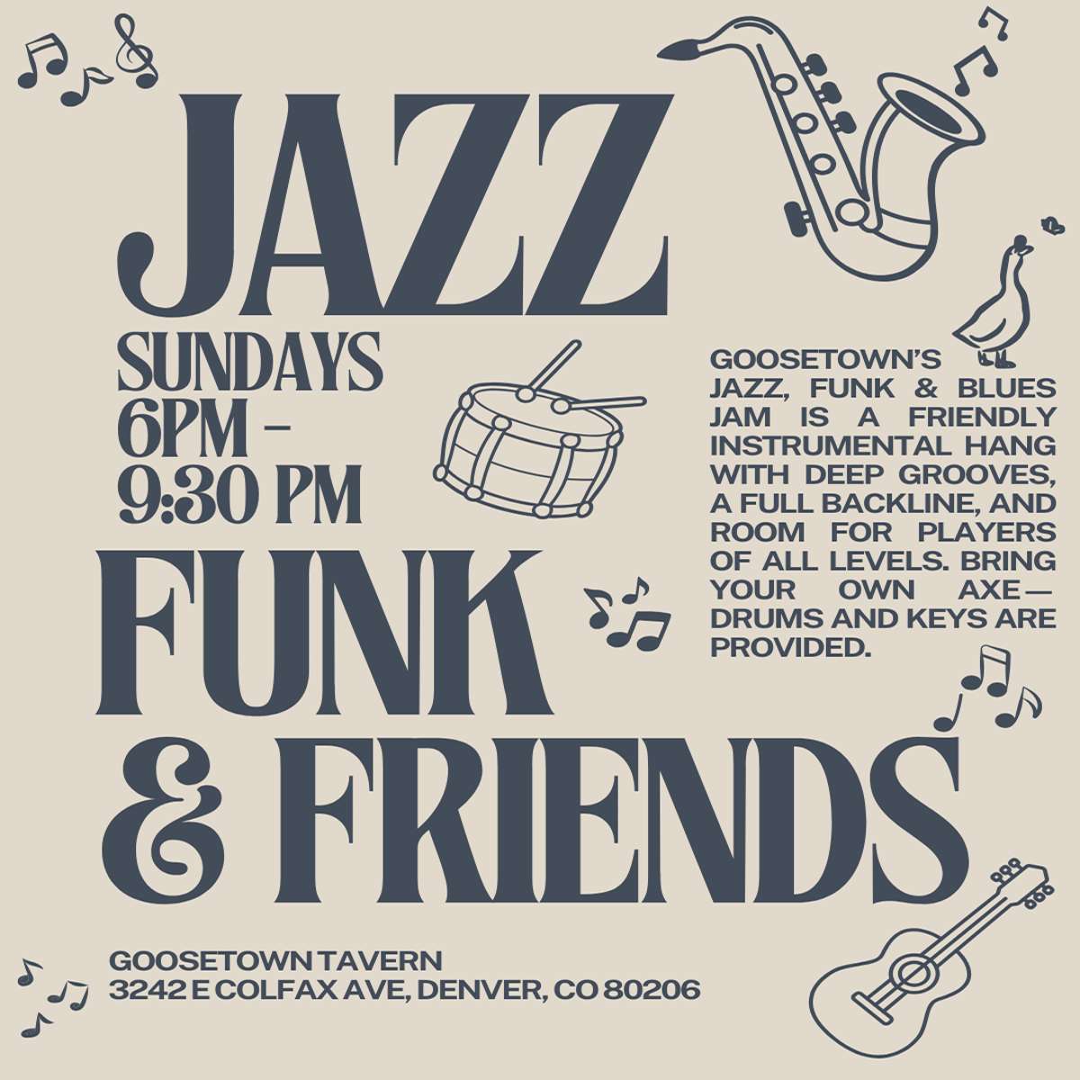 Jazz, Funk & Friends (FREE SHOW)