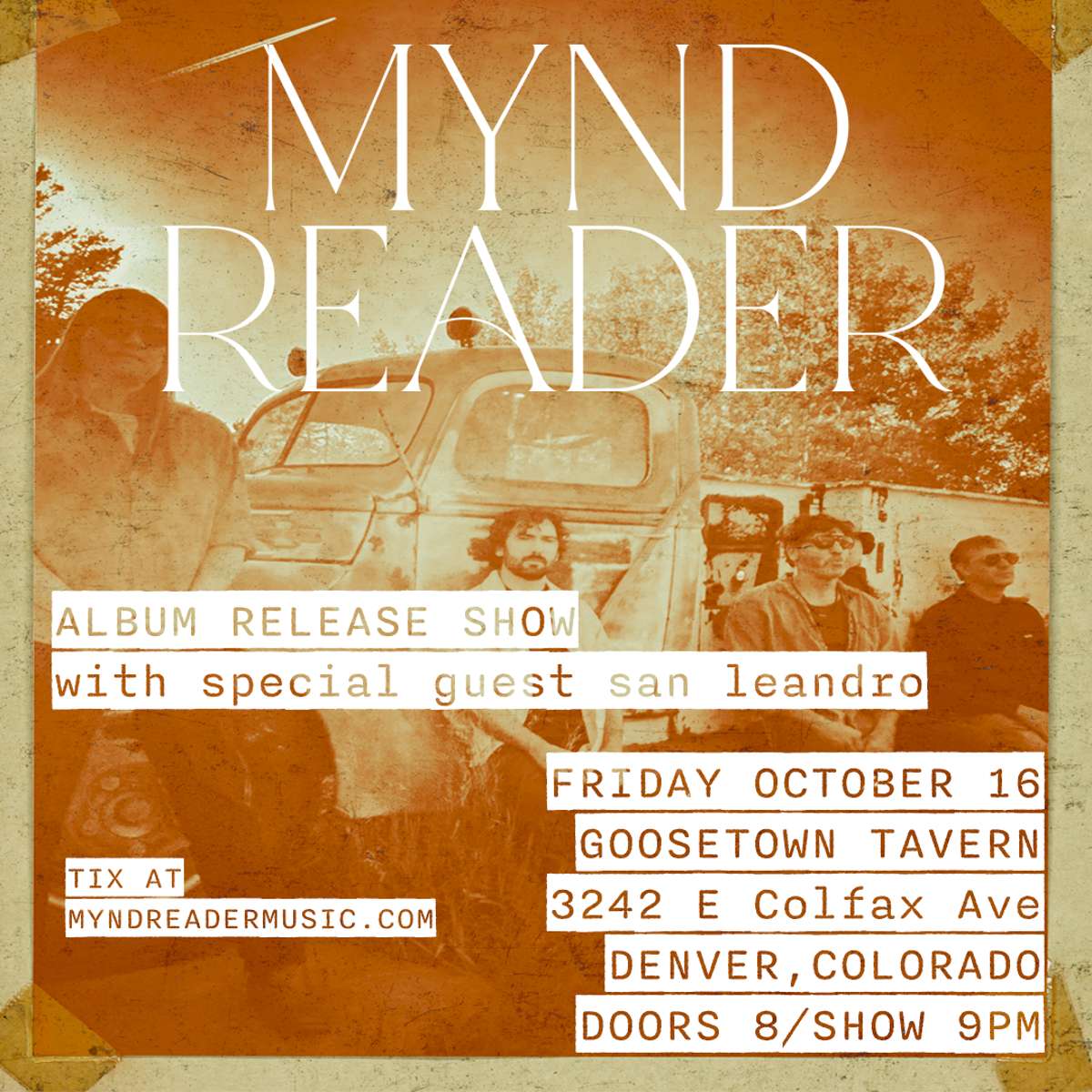 MYND READER w/ San Leandro
