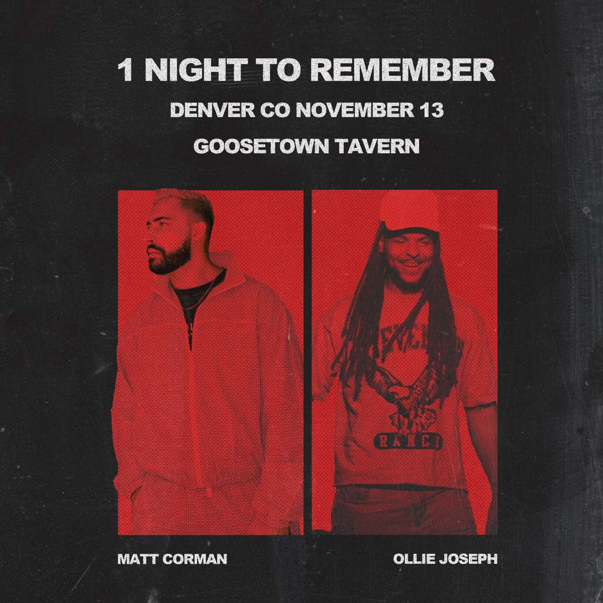 Ollie Joseph w/ Matt Corman + Drewmat