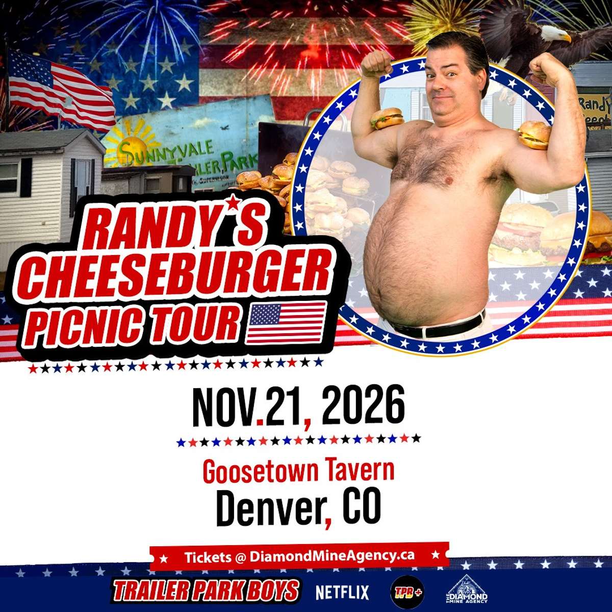 Randy’s Cheeseburger Picnic (Trailer Park Boys) Comedy Tour