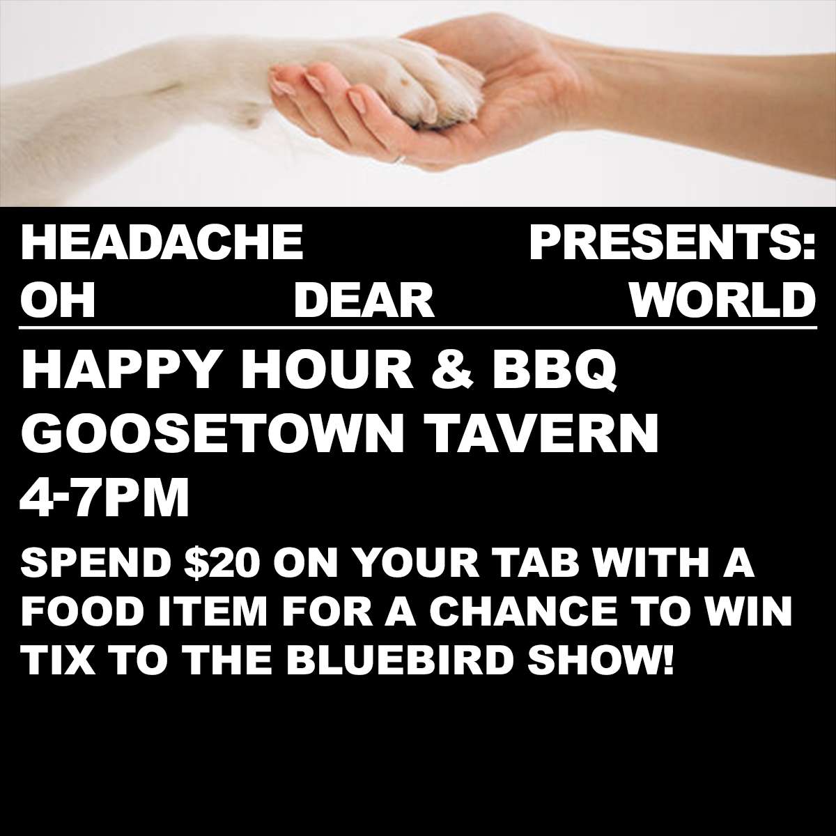 Headache Happy Hour & BBQ (4-7PM)