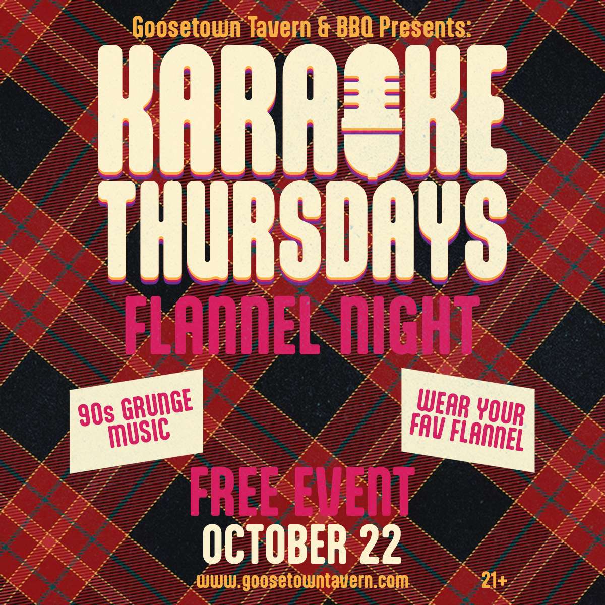 Karaoke Thursdays – Flannel Night!