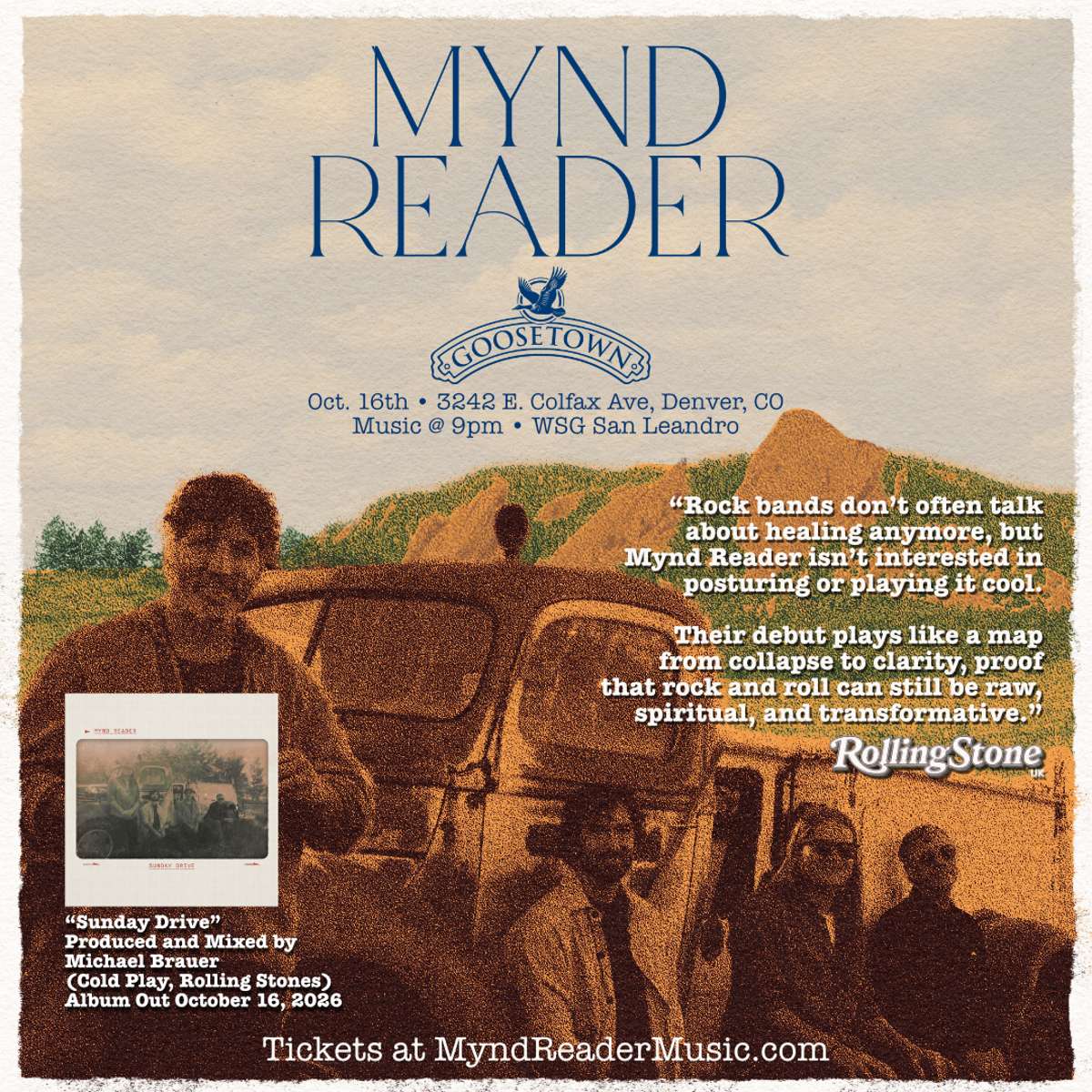MYND READER w/ San Leandro