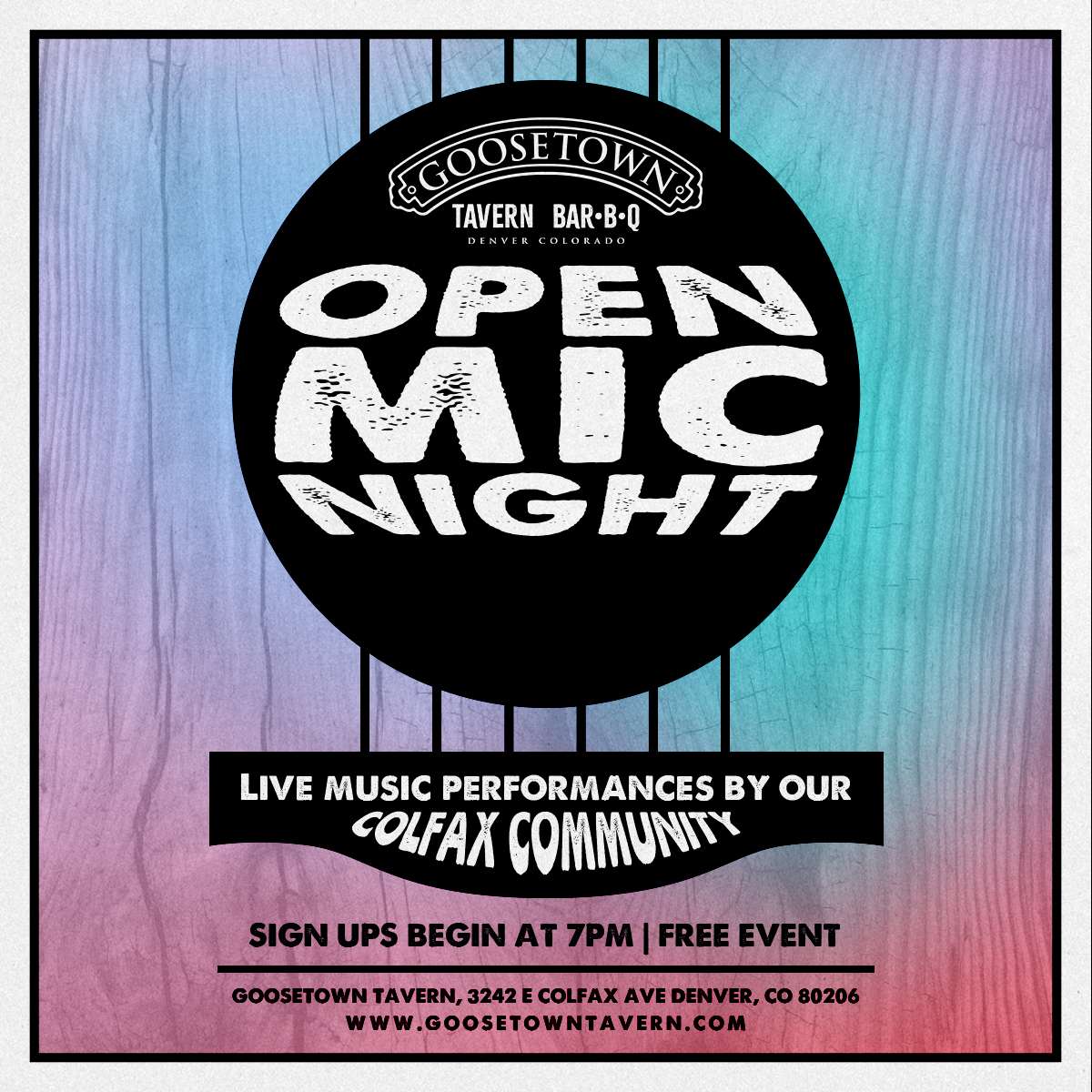 Open Mic Night