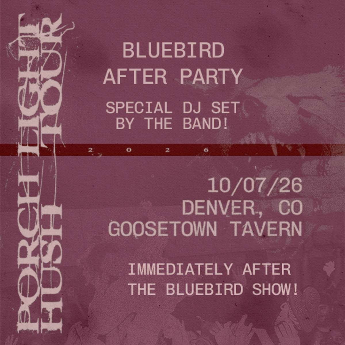 Porch Light – Bluebird After Party (Exclusive DJ set by Porch Light)